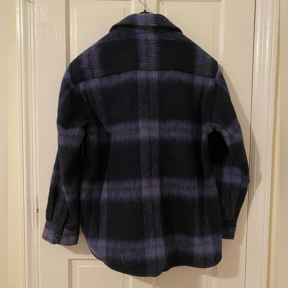 All Saints blue plaid Gallaway shirt - Picture 4 of 8
